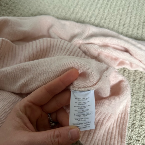 J Crew - Pink Turtleneck Sweater, Size M - Picture 5 of 5